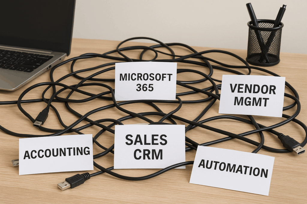 Tangled Cables and Organized Labels